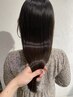 【髪質改善】カット+ダメージレス縮毛矯正+5STEPトリートメント ¥19400