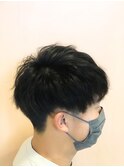 ゆるめなパーマスタイル