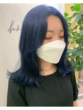 ハブ(hub) 【天神今泉】ネイビーブルー