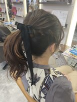 エイム ヘアメイク 横川店(eim HAIR MAKE)&nbsp;ポニーテール