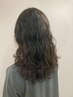 【セットが簡単で可愛いhairに】カット+パーマ+3STEPトリートメント¥11980