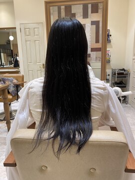 クレア 新板橋店(CREA) [CREA板橋]大人可愛い黒髪◎ツヤ髪レイヤーロング