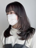 アイティーバイアルバム 藤沢店(IT by ALBUM)&nbsp;ワンカールレイヤー_大人ガーリーチョコレート_ba441641