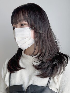 アイティーバイアルバム 藤沢店(IT by ALBUM) ワンカールレイヤー_大人ガーリーチョコレート_ba441641