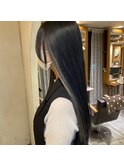 インナーカラー小顔グラデーションカラーデジタルパーマ外ハネ
