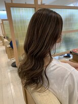 アドラーブル 長岡リバーサイド千秋店(adorable) 細め推し シークレットハイライト×透明感ベージュ