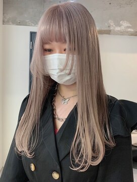 ベレーザ 渋谷(BELEZA) 6518艶髪グレーベージュミルクティーアッシュハイトーンカラー