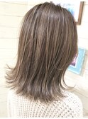 3Dメッシュ×ミルクティベージュ