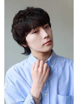 ソイクフ 四条大宮店(SOY-KUFU) MEN’S HAIR カルマパーマダークアッシュ