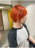 ハイトーンオレンジショート