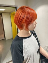 オグジュアリー 表参道(aux.)&nbsp;ハイトーンオレンジショート