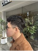 短めショートにパーマでおしゃれに!