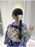 編みおろしポニー