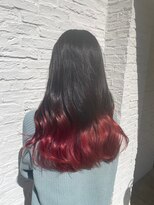 エクファ ヘア リゾート 大津 瀬田店(ex-fa hair resort)&nbsp;フェミニンロング似合わせカットミディアムスパイキーショート