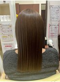 20代30代40代50代☆大人可愛いナチュラルブラウン艶感ロング