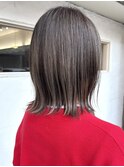 外ハネボブ/美髪/ワイドバング/ホワイトブロンド/イメチェン