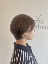 ゴーシェン 稲毛店(Goshen) ショート×アッシュベージュ