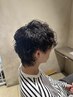 【青野指名限定】メンズカット+特殊系パーマ+アルカリ除去付き♪