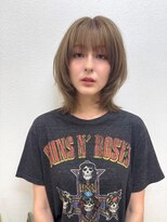 ディフィーノ 赤坂(DIFINO)&nbsp;ミディアムレイヤー/カーキベージュ/顔まわりカット