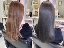 エルプラスヘアー(L+hair)の雰囲気（うねり、癖毛でお困りの方へ髪質改善で美髪ストレート[髪質改善]）