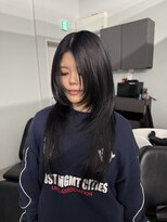 ミッシュバイアーバン(misch by urban.)&nbsp;黒髪/ブルーブラック/レイヤー