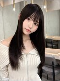 ロングのザクザクレイヤーカット!