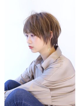 オーロ 西宮店(ORO) くびれショート ミルクティーベージュ