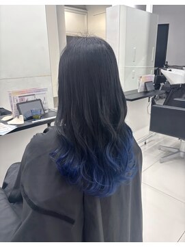 アライブ ハラジュク(ALIVE harajuku) ブリーチインナーバレイヤージュグラデーションカラー夕貴