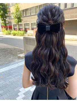 エンタリティリット(entality lit) 【entalitylit】こだわり波巻きハーフアップアレンジ☆
