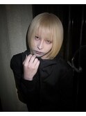 ブロンド/ケアブリーチカラー/デザインカラー/姫レイヤー