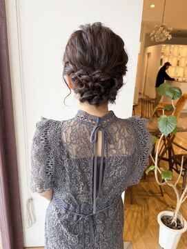 ルッツ(Lutz. hair design) 4/20 ヘアアレンジ　アップ　お呼ばれ【千代田彩夏】