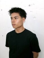 ウェルネス(Wellness)&nbsp;メンズ/ピンパーマ/スパイキーショート/福岡/薬院/今泉