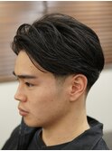 テーパーフェードカットセンターパートシェービング吉祥寺理容室