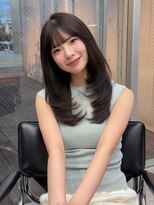 シーク 天神(SEEK) 松尾菫菜/ミディアムレイヤー/ハッシュカット/韓国ヘア