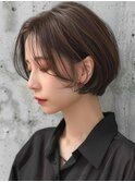 【40代50代60代】耳かけショートボブ/上品ヘア/髪質改善
