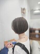 ツナグ(TSUNAGU)&nbsp;ボブ×ハイライト×アッシュグレーカラー