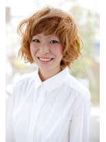 エス ヘアメイク スペース(es hair make space)&nbsp;『３０代大人可愛いハイトーンボブ』