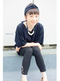 気取らない「リラックス感」たっぷりな雰囲気が今っぽい。