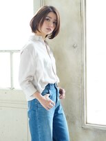 フーチー クーチー アマティー 豊中店(FUCHI KUCHI amati) 前髪長めのまとまるボブvol.2