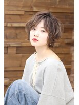 アメイジングヘアー 美沢店(AMAZING HAIR) エアリーショート/ひし形ショートボブ/ハイライト/20代30代40代