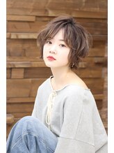 アメイジングヘアー 美沢店(AMAZING HAIR) エアリーショート/ひし形ショートボブ/ハイライト/20代30代40代