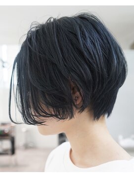 シェリ ヘアデザイン(CHERIE hair design) short × dark navy .