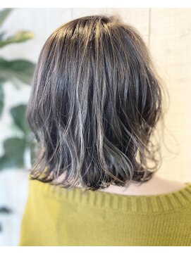 ロッコ 深谷店(ROCCO) #ハイライト#ホイルワーク#ダークグレイ#N.#トリートメント