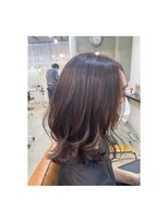 エトネ ヘアーサロン 仙台駅前(eTONe hair salon) 黄味が気になる方におすすめ！スモーキーピンク☆