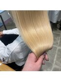 ☆抜きっぱなしブリーチ♪ケアブリーチ、ブロンドベージュ☆