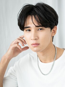 トニーアンドガイメン ホテル京阪仙台店(TONI&GUY MEN) リラックス感ある素材を活かしたこなれマッシュヘアa仙台