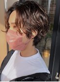 #ハンサムショート#ニュアンスパーマ#ウェットヘア