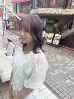 アソビ 表参道(ASOBI) ダブルカラー ラベンダー グレージュ