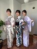 【夏向け】浴衣着付け＋ヘアセット ￥5500~ ※ご予約はTELのみ