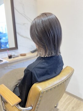 ラポールヘアー(rapport hair) 外ハネボブ×インナーカラー＊
